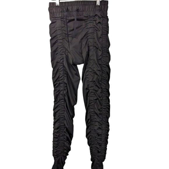 AGOGIE Wearable Resistance Pants +20 Black Training Legging Ruched Size Medium - Picture 2 of 7
